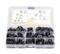 Internal Tooth Lock Washers 680pcs Carbon Steel Starlock Assortment Kit M3-M12 Black Quick Fix