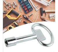 Internal Triangle Wrench Set, Zinc Alloy Water Meter Key and Elevator Door Lock Tool, Triangular Valve Key for Gas Electric Box, For Rittal PS Cabinet Opener, 2 Pack