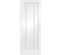 Internal White Primed 3-Panel FD30 Fire Door - 2040 x 726 x 44mm - Worcester - XL Joinery