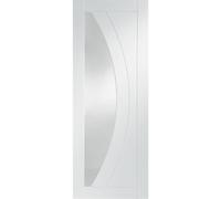 Internal White Primed Glazed Door with Clear Glass - 1981 x 838 x 35mm - Salerno - XL Joinery