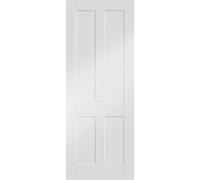 Internal White Primed Victorian Shaker FD30 Fire Door - 2040 x 726 x 44mm - Victoria - XL Joinery