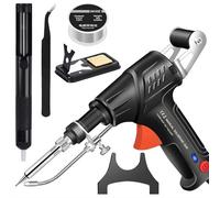 Internally Heated Industrial Laser Welding Tools,60W Automatic Corded Soldering Iron Heating Soldering Gun Kit with Adjustable Temp Up to 480°C,3 in 1 Welding Cutting Machine