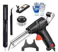 Internally Heated Industrial Laser Welding Tools, Automatic Corded Hand Held Laser Welder, Welding Machine for Metal, Multi-function Soldering Iron Soldering Gun Set, for Home DIY(Externally Heated-B)