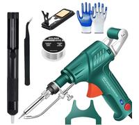 Internally Heated Industrial Laser Welding Tools, Automatic Corded Hand Held Laser Welder, Welding Machine for Metal, Multi-function Soldering Iron Soldering Gun Set, for Home DIY(Internally Heated-A)