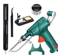 Internally Heated Industrial Laser Welding Tools, Laser Welding Machine, Multi-Function Soldering Iron Soldering Gun Set, Portable Handheld Manual Welding Tools for Home (Grey)