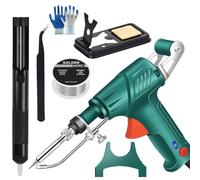 Internally Heated Industrial Laser Welding Tools, Multi-function Welding Iron Soldering Gun Set, Laser Welder Machine, Hand Held Welding Machine, Automatic Corded Solder Machines(Green,Internal Heat)