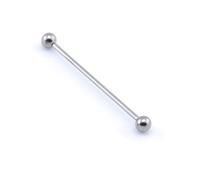 Internally Threaded Titanium Barbell - 1.2x38x4