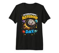 International Asteroid Day Space Science Awareness Art Premium T-Shirt