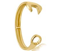 INTERNATIONAL BRANDS EXCESS STOCK TRADING U.K. I BEST U.K 9ct Gold Plated Spanner Bracelet Designer Tool Bangle Men Women Small Size