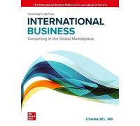 International Business: Competing in the Global Marketplace ISE: (14th edition)