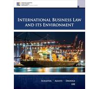 International Business Law and Its Environment (Mindtap Course List)
