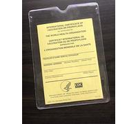 International Certificate of Vaccination with Vinyl Cover