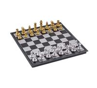International Chess Magnetic Chess Set, Folding Magnetic Plastic Chessboard Board Game Set (25CM)