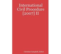 International Civil Procedure [2007] II