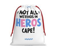 International Doctors Day Print Ultra Soft Plush Christmas Party Gift Bags, Drawstring Xmas Candy Treat Favors Holiday Sacks, Wedding Jewelry Pouches