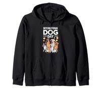 International Dog Day Canine Companions Zip Hoodie