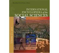 International Encyclopedia of Social Science: 9 Volume Set (International Encyclopedia of the Social Sciences)