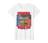 International Games Day December 20th Value Graphic T-Shirt, Women, White, XS