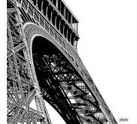 International Graphics - Finished Picture - Dominique, Massot - ''Tour Eiffel Curve''- 30 x 30 cm - Direct printing on acrylic glass