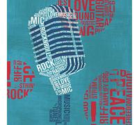 International Graphics - Finished Picture - Michael, Mullan - ''Type Mic Square''- 30 x 30 cm - Direct printing on acrylic glass