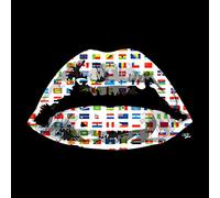 International Graphics - Finished Picture - Morgan, Paslier - ''World Kiss''- 30 x 30 cm - Direct printing on acrylic glass