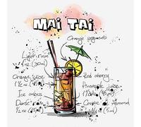 International Graphics - Finished Picture - Vincent, Oriol - ''Mai Tai''- 30 x 30 cm - Direct printing on acrylic glass