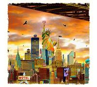International Graphics - Finished Picture - Yves, KRIEF - ''Statue of Liberty''- 30 x 30 cm - Direct printing on acrylic glass