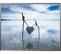 International Graphics - Framed art print - Assaf, Frank - ''Heart''- 51 x 41 cm - Frame Color: Pearl Mercury - Series ATHOS