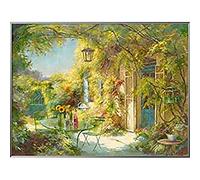 International Graphics - Framed art print - Johan, Messely - ''L’apéro chez les amis''- 81 x 61 cm - Frame Color: Pearl Mercury - Series ATHOS