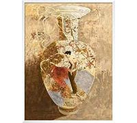 International Graphics - Framed art print - Juta & Mareks - ''Garden of Dreams''- 31 x 41 cm - Frame Color: White - Series ATHOS