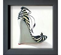 International Graphics - Framed Postcards - Panasenko Inna - "Highheels - Coolness" - 16 x 16 cm - Anthracite Frame