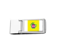 International Labour Day Art Deco Fashion Slim Money Clip Stainless Holder Pocket Wallet