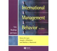International Management Behavior: Text, Readings and Cases (Blackwell Business S.)
