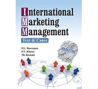 International Marketing Management: Text and Cases