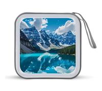 International Moraine Lake CD Case Portable DVD Storage Small CD Holder Organizer for Home Travel