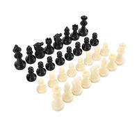 International Plastic Chess Set - 32 Pcs With Knights - Small, Magnetic, Replacement Pieces