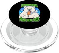 International Polar Week Celebrate Bear Migrating PopSockets PopGrip for MagSafe