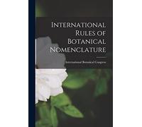 International Rules of Botanical Nomenclature