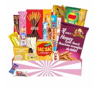 International Snack Gift Basket - Assorted Treats from Around the World - Authentic International Flavours - This Curated Collection Comes with a Mix of 20 Global Snacks in One Box