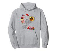 International Space Mission Postage Stamp Pullover Hoodie