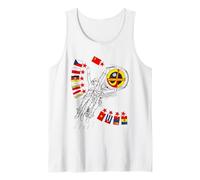 International Space Mission Postage Stamp Tank Top