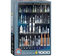 International Space Rockets Eurographics 1000 Piece Jigsaw Puzzle Gift NEW