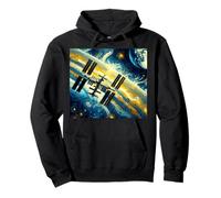 International Space Station, Van Gogh Starry Night Style Pullover Hoodie