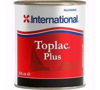 International Toplac Plus Gloss Enamel Topcoat Boat Paint 750ml - Matterhorn White