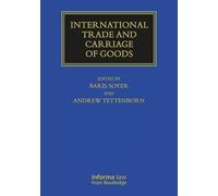 International Trade and Carriage of Goods (Maritime and Transport Law Library)