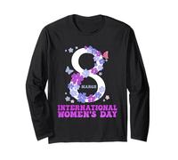 International Women’s Day 2026 March 8 Support Women Long Sleeve T-Shirt