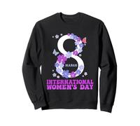 International Women’s Day 2026 March 8 Support Women Sweatshirt