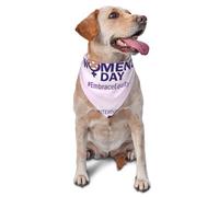 International Women'S Day 2025 Embrace Equity Dog Bandanas Triangle Bibs Pet Scarf For Small Medium Large Dogs And Cat