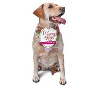 International Women'S Day 2025 Embrace Equity Dog Bandanas Triangle Bibs Pet Scarf For Small Medium Large Dogs And Cat