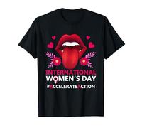 International Women's Day 8 March IWD Accelerate Action T-Shirt